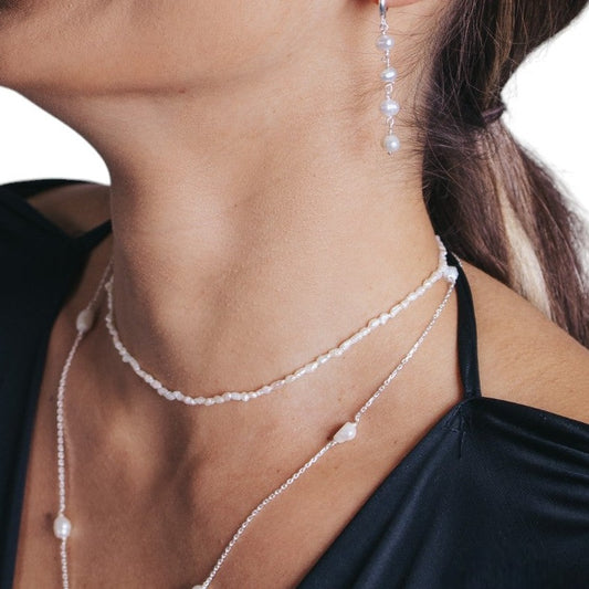 Choker pérolas